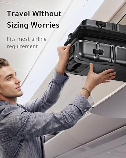 LUGGEX 20インチ ポリカーボネートスーツケース キャリーケース Amazon | LUGGEX キャリーオンラゲッジ 22x14x9 航空会社承認